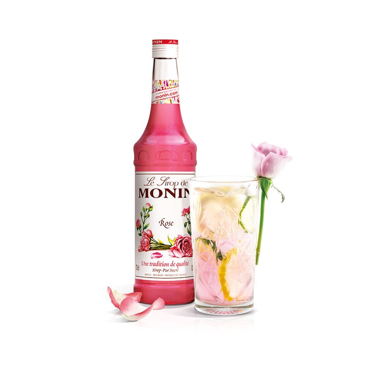 MONIN - Rose Syrup 700ml - Image 1