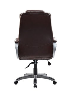 Blitzed Executive Office Chair Brown/Silver 79x36x64cm  - Image 2