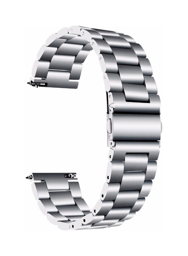 Generic unisex Replacement Stainless Steel Watch Band For Ticwatch/Moto 360 2nd 460/Samsung Gear S3/Huawei GT  - Image 1