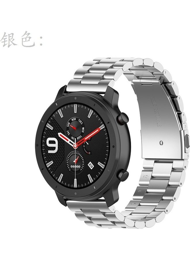 Generic unisex Replacement Stainless Steel Watch Band For Ticwatch/Moto 360 2nd 460/Samsung Gear S3/Huawei GT  - Image 2