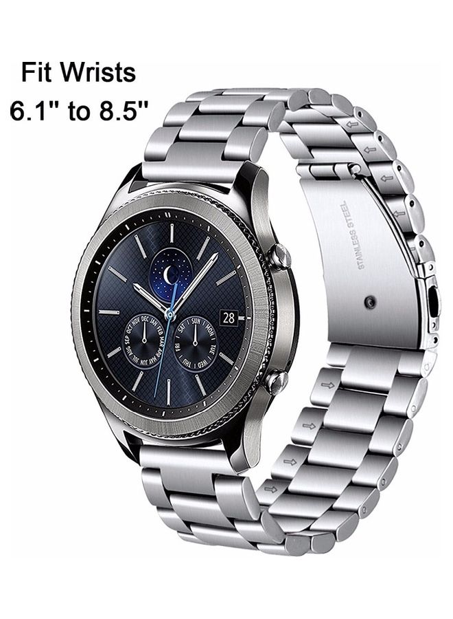 Generic unisex Replacement Stainless Steel Watch Band For Ticwatch/Moto 360 2nd 460/Samsung Gear S3/Huawei GT  - Image 3
