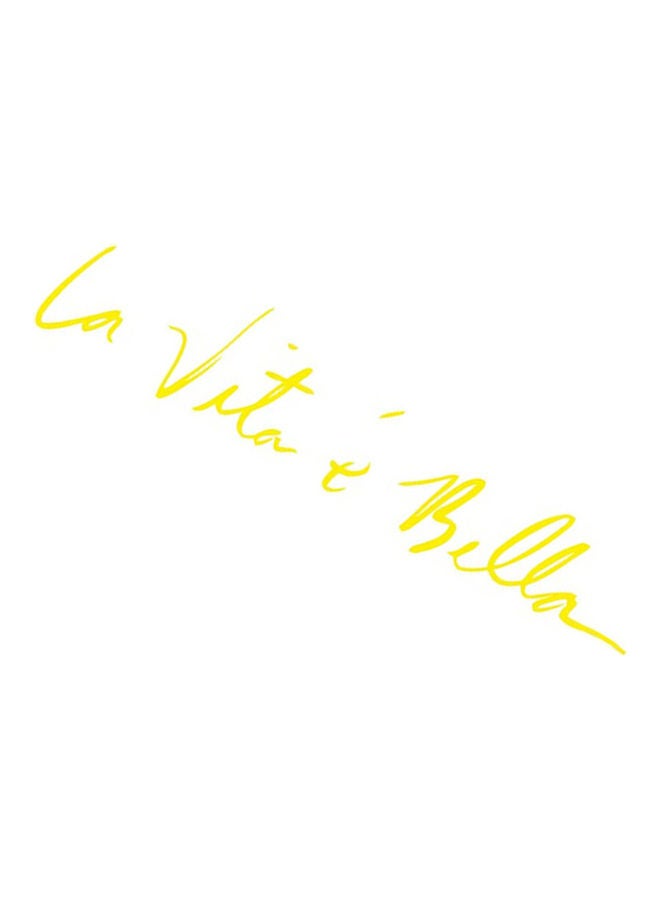 "ملصق عاكس للسيارة بتصميم عبارة "La Vita E Bella" - Image 5