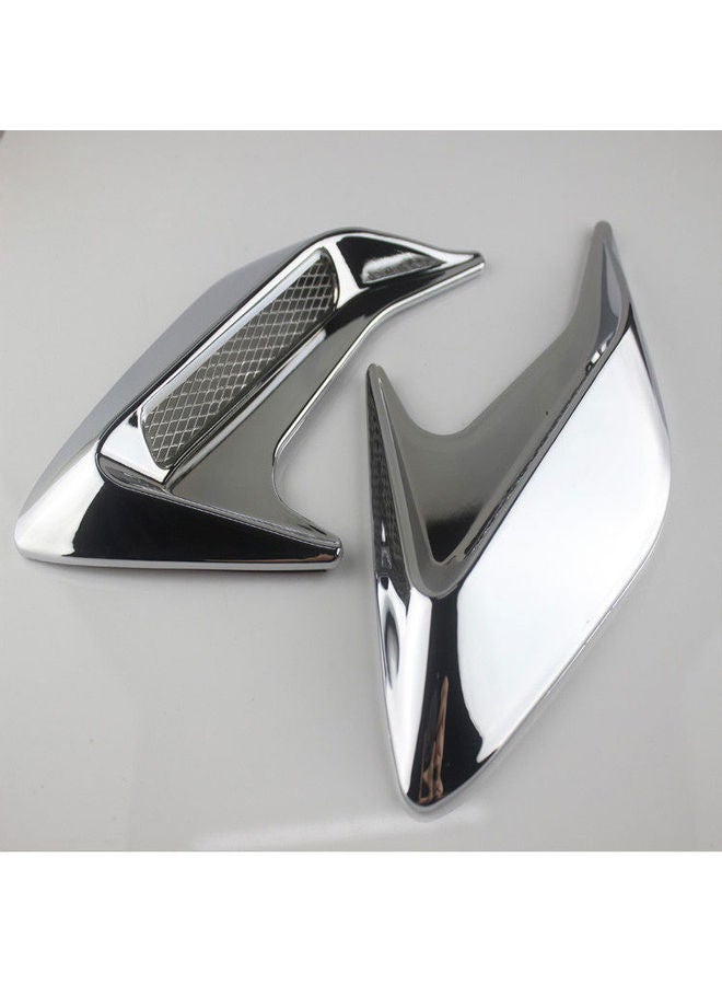 Generic Car Decorative Side Vent Air Flow Fender Intake Sticker  - Image 1