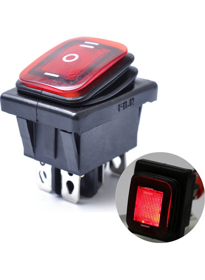 On-Off 6 Pin 12V Car Boat LED Toggle Switch - Image 1