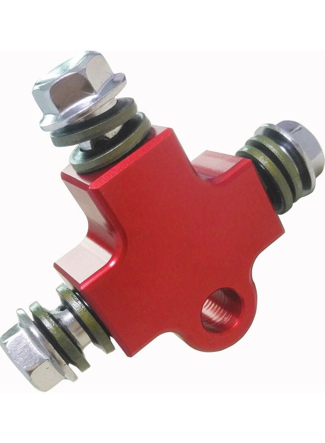 Generic Motorcycle Hydraulic Brake Hose Line CNC Pipe Tee Connector