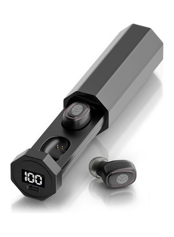 TWS-03 Bluetooth 5.0 Wireless Smart Touch Earphones Black - Image 1