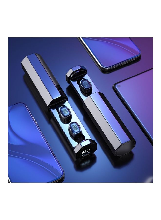 TWS-03 Bluetooth 5.0 Wireless Smart Touch Earphones Black - Image 4
