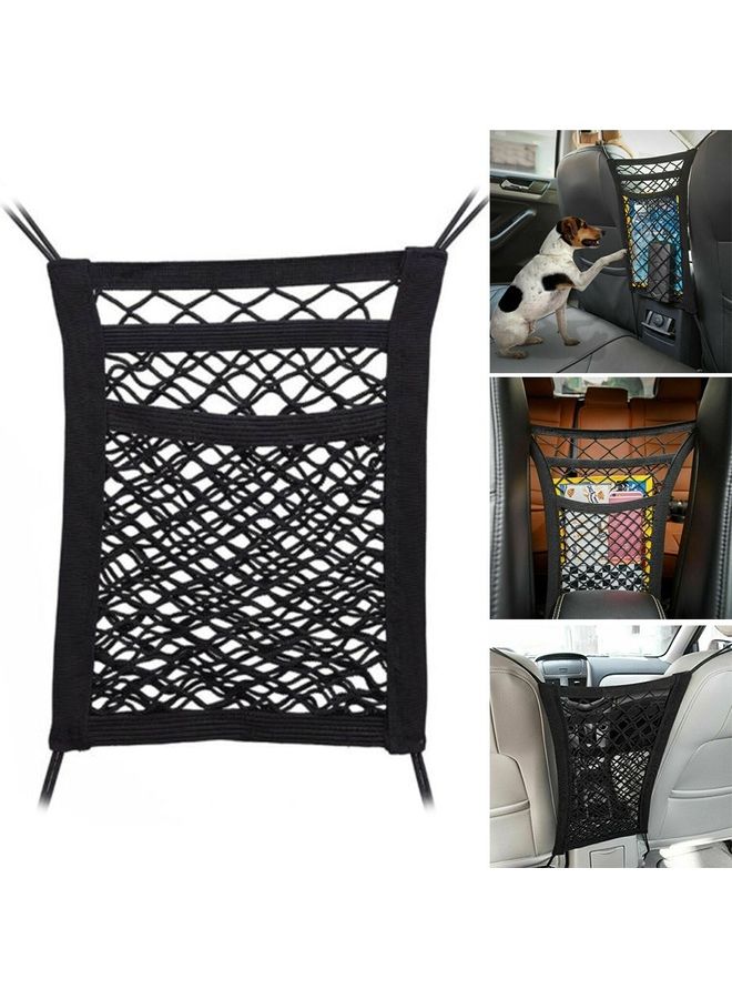 Universal Elastic Car Truck Seat Mesh Storage Net Bag - Image 1