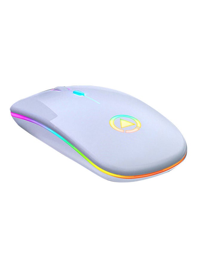 ماوس ألعاب ضوئي لاسلكي بإضاءة LED أبيض - Image 1