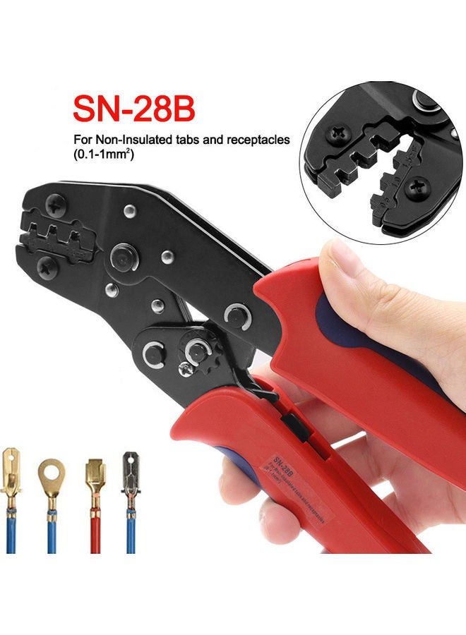Generic Terminals Pliers And Interchangeable Dies Wire Crimper Tools Ratcheting 7Inch SN-28B multicolor 25*25*25cm  - Image 3