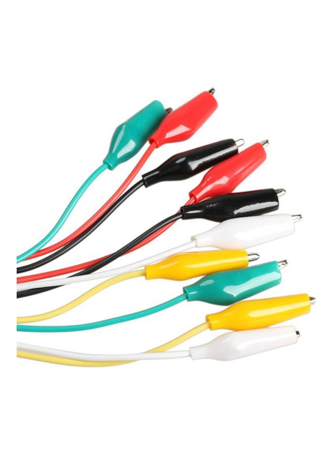 Generic 5 Pcs 50CM Colorful Crocodile Clips Cable Double Ended Jumper Test Leads Electronics Connecting Wire multicolor 12*12*12cm  - Image 3
