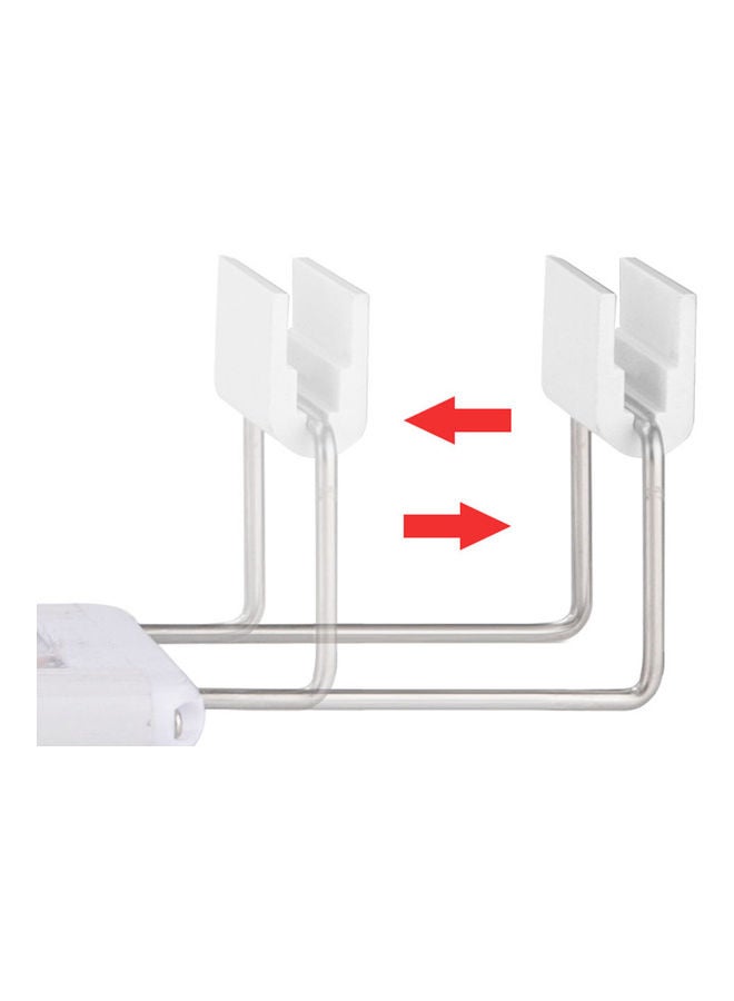 LED Lamp With Extensible Clip White 41 x 41 x 41cm