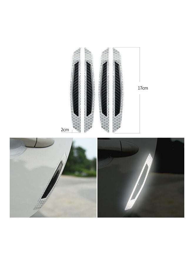 Carbon Fiber Car Reflective Strip Door Warning Reflector - Image 1