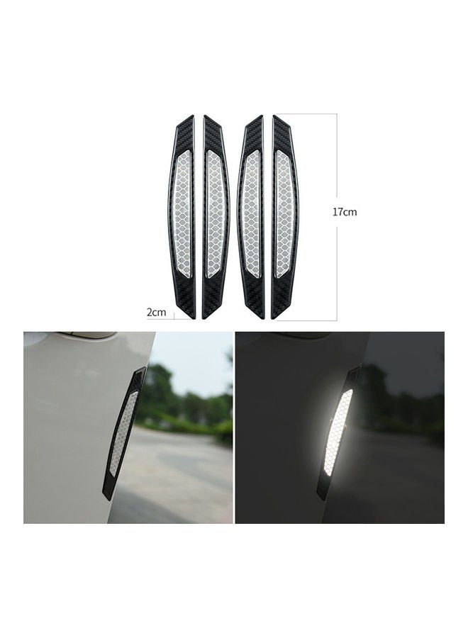 Carbon Fiber Car Reflective Strip Door Warning Reflector - Image 1