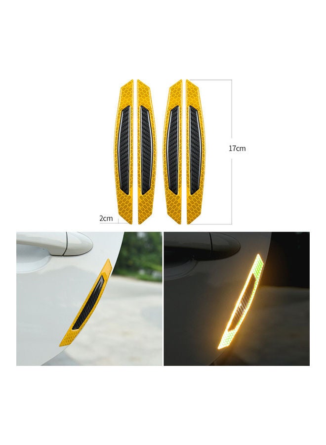 Carbon Fiber Car Reflective Strip Door Warning Reflector - Image 1