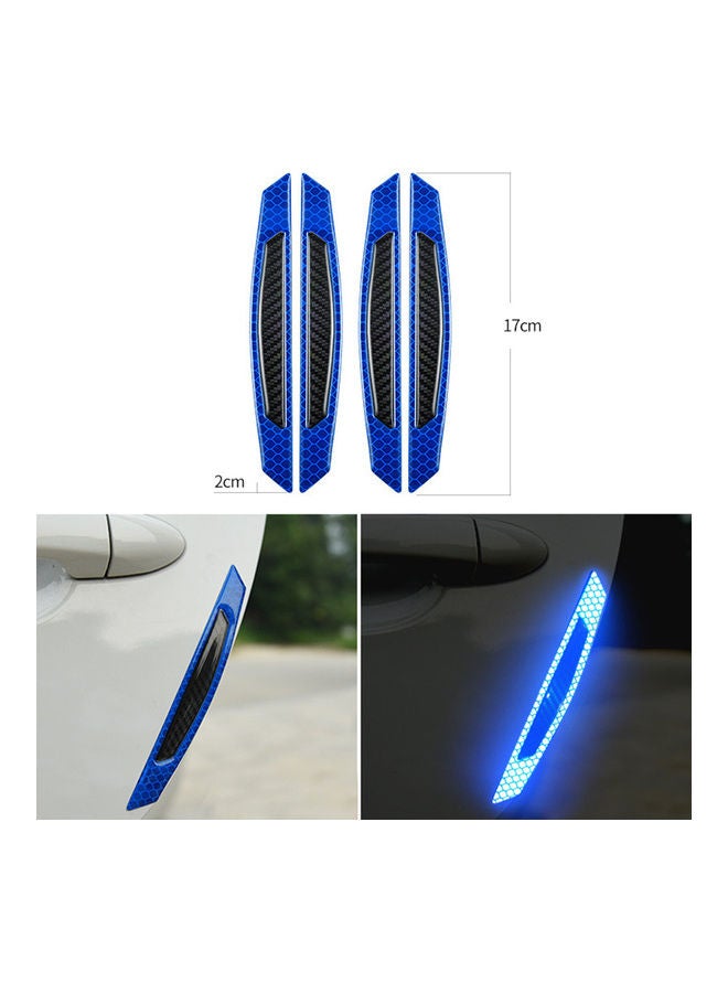 Carbon Fiber Car Reflective Strip Door Warning Reflector - Image 1