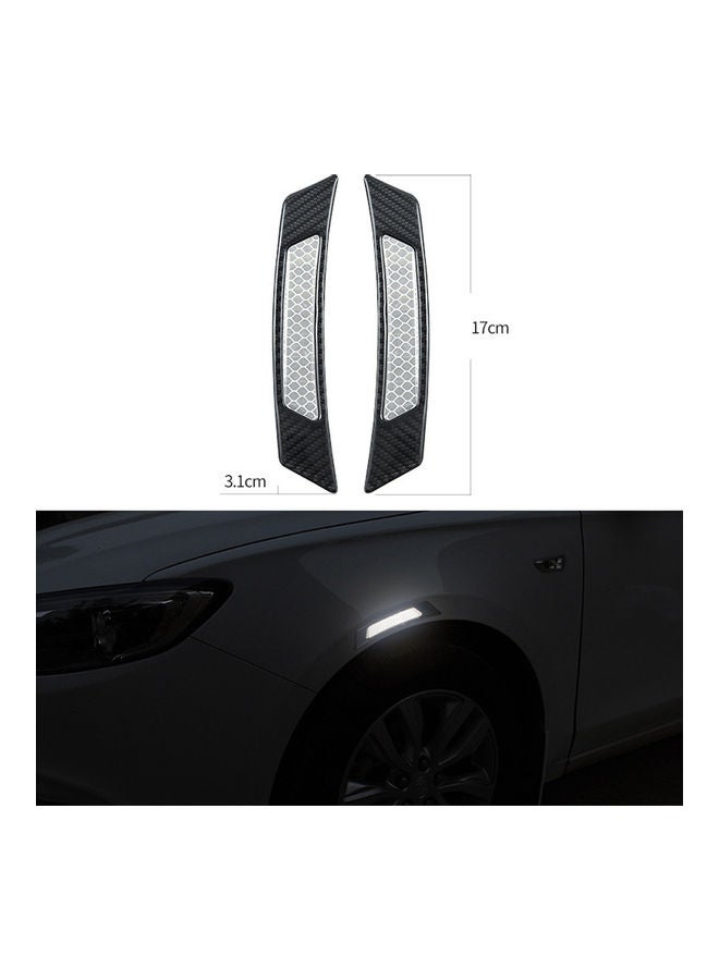 Carbon Fiber Car Reflective Strip Door Warning Reflector - Image 1