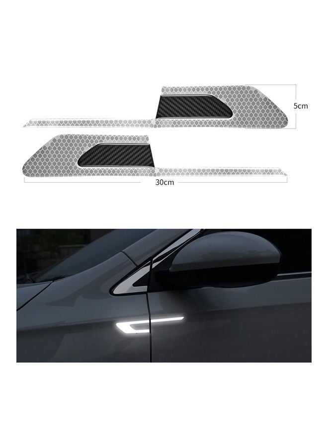 Generic Carbon Fiber Car Reflective Strip Door Warning Reflector  - Image 1
