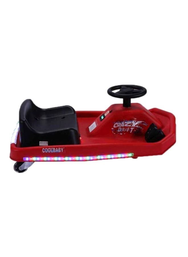 Cool Baby Crazy Cart Drifting Electric Scooter Red 83x20x51cm - Image 1