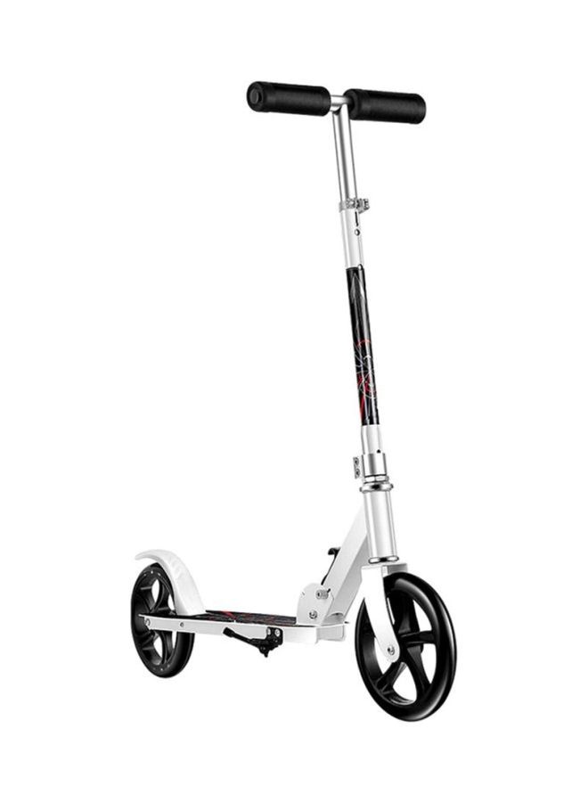 كول بيبي سكوتر دفع قابل للطي مزود بعجلتين فضي 102x10x78سم  - Image 4