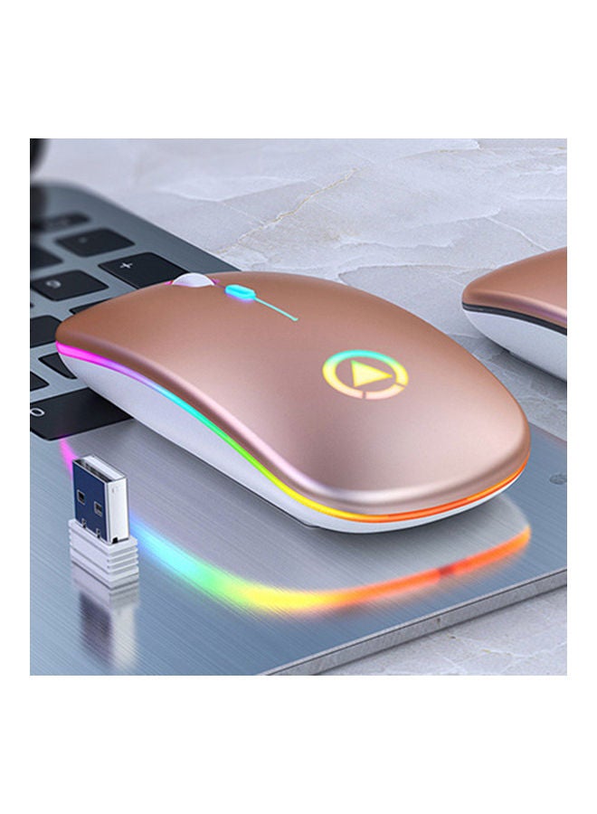 ماوس ألعاب ضوئي لاسلكي LED - Image 2