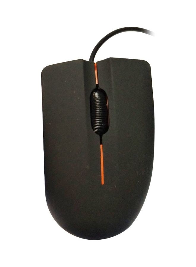ماوس ضوئي سلكي بمنفذ USB 2.0 أسود - Image 1