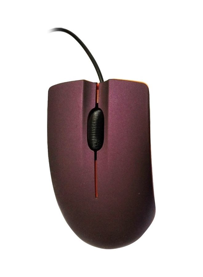 ماوس ضوئي سلكي بمنفذ USB 2.0 أحمر