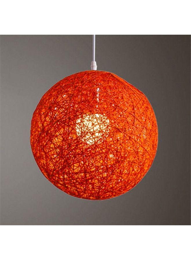 Ball Pendant Light Lamp Orange 15x15x15cm
