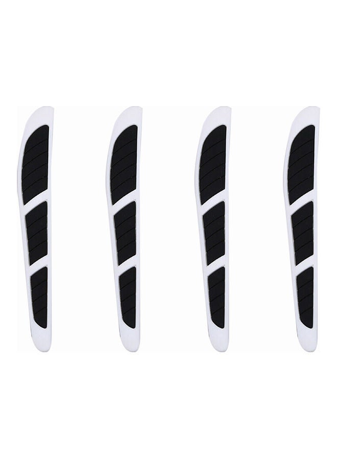 4-Piece Car Door Edges Rearview Mirror Guard Set