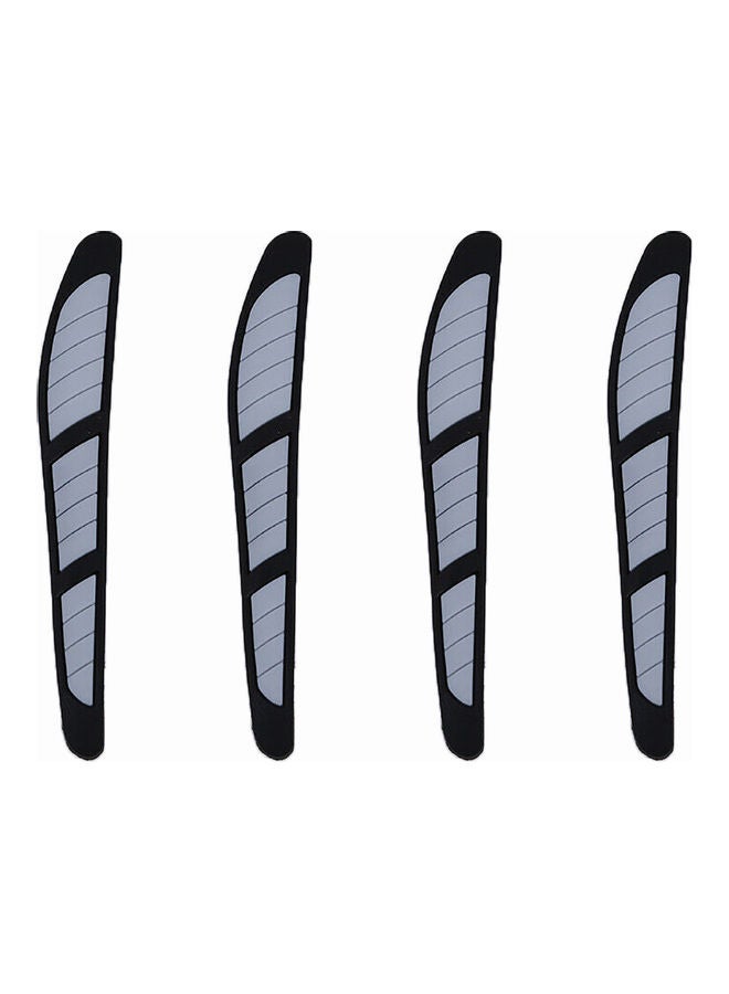 4-Piece Car Door Edges Rearview Mirror Guard Set