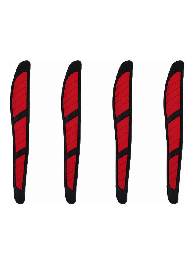 4-Piece Car Door Edges Rearview Mirror Guard Set