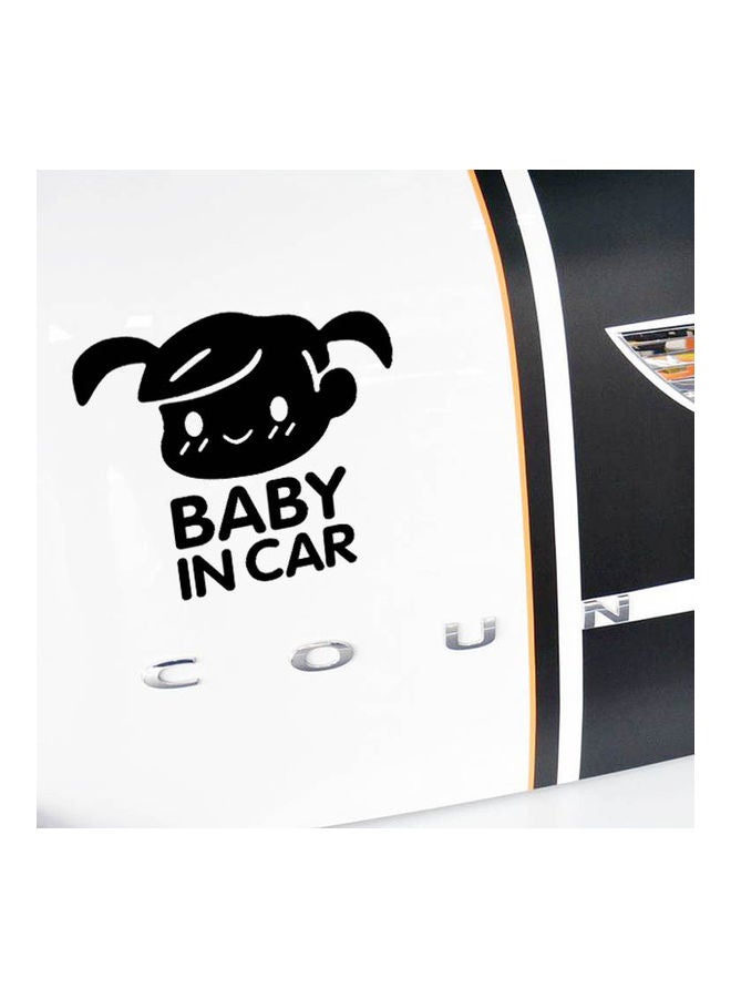 Generic Safety Sign Rear Window Car Sticker  - Image 1