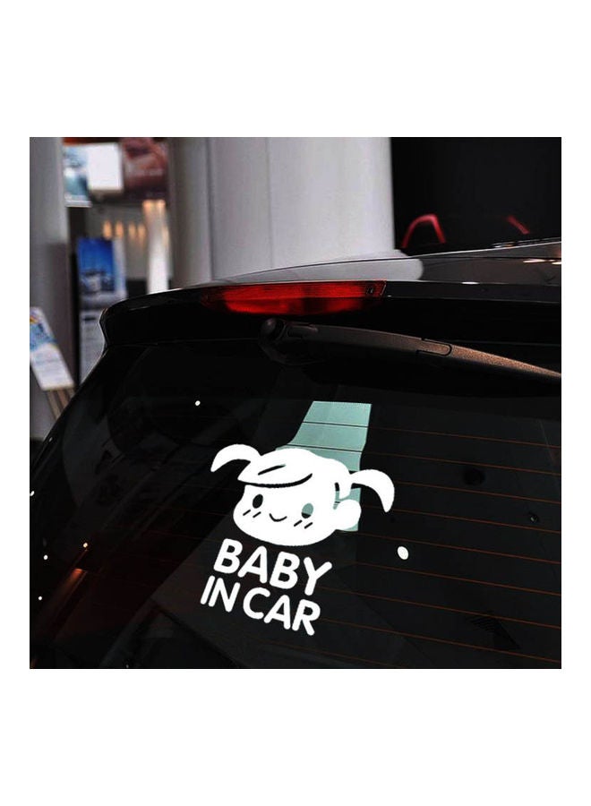 Generic Safety Sign Rear Window Car Sticker  - Image 2
