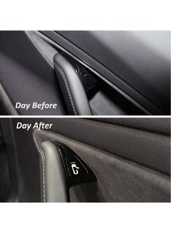 Generic 8-Piece Door Opening Tips White Luminous Sticker Kit Modified Trim  - Image 2