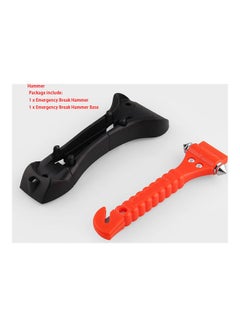 Generic 2-Piece Car Safety Emergency Hammer Window Glass Breaker  - Image 2
