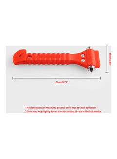 Generic 2-Piece Car Safety Emergency Hammer Window Glass Breaker  - Image 5