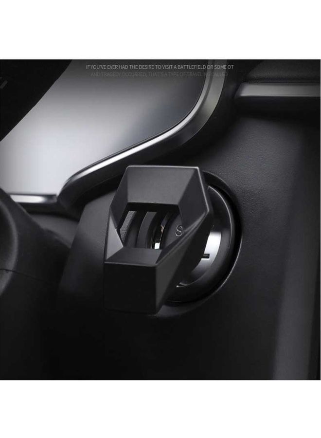 Generic Car Engine Start Stop Ring Ignition Cover Trim  - Image 1