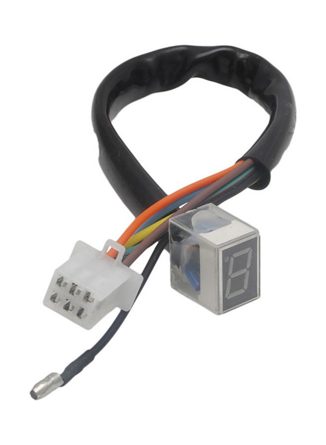 Generic - LED Universal Digital Gear Indicator Motorcycle Display Shift Lever Sensor - Image 1