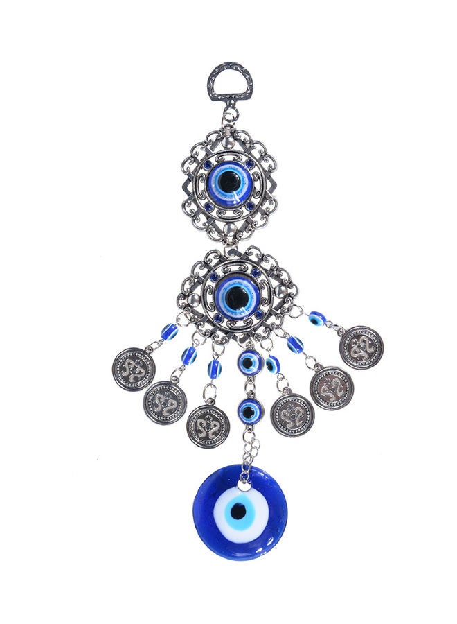 Generic - Evil Eye Amulet Protection Turkish Wall Hanging Home Decoration Blessing Gift Lucky Pendant Blue 9x9x9cm - Image 1