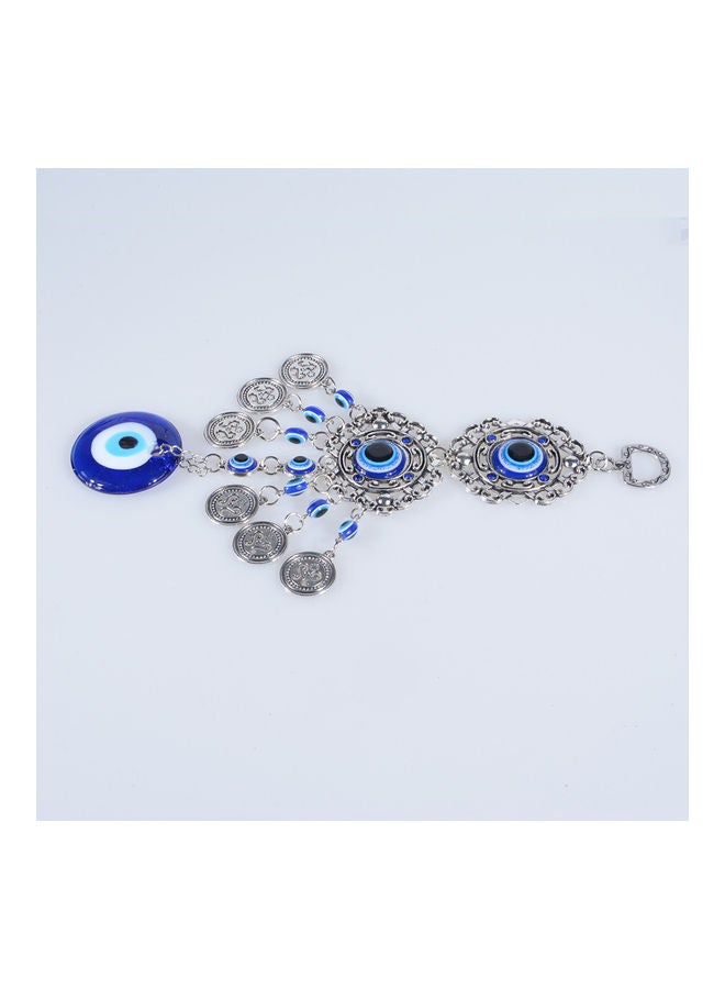 Generic - Evil Eye Amulet Protection Turkish Wall Hanging Home Decoration Blessing Gift Lucky Pendant Blue 9x9x9cm - Image 1