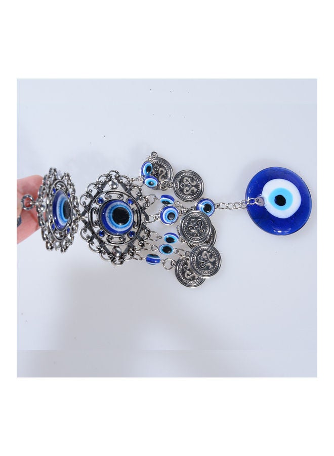 Generic - Evil Eye Amulet Protection Turkish Wall Hanging Home Decoration Blessing Gift Lucky Pendant Blue 9x9x9cm - Image 1