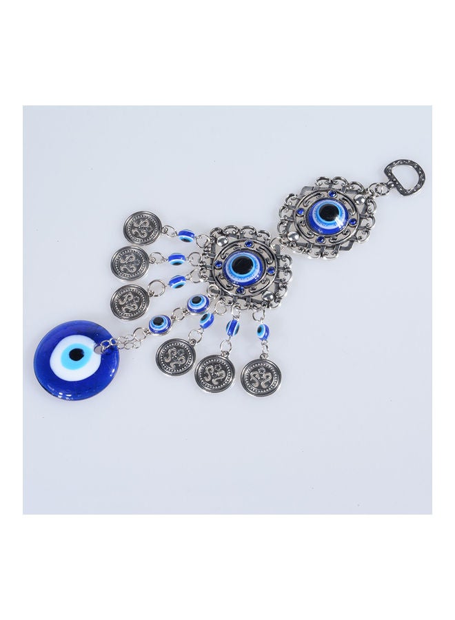 Generic - Evil Eye Amulet Protection Turkish Wall Hanging Home Decoration Blessing Gift Lucky Pendant Blue 9x9x9cm - Image 1