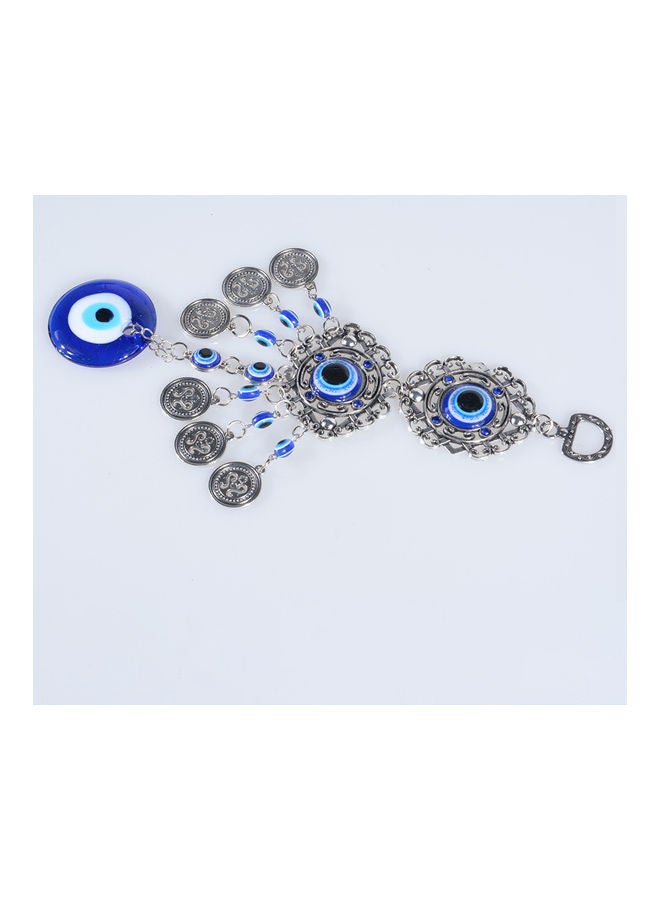 Generic - Evil Eye Amulet Protection Turkish Wall Hanging Home Decoration Blessing Gift Lucky Pendant Blue 9x9x9cm - Image 1
