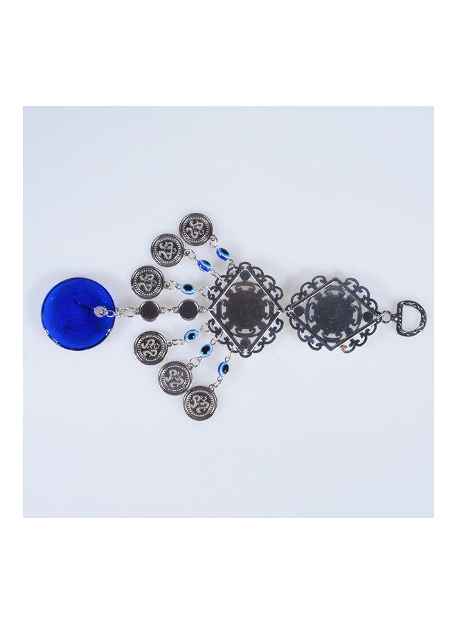 Generic - Evil Eye Amulet Protection Turkish Wall Hanging Home Decoration Blessing Gift Lucky Pendant Blue 9x9x9cm - Image 1