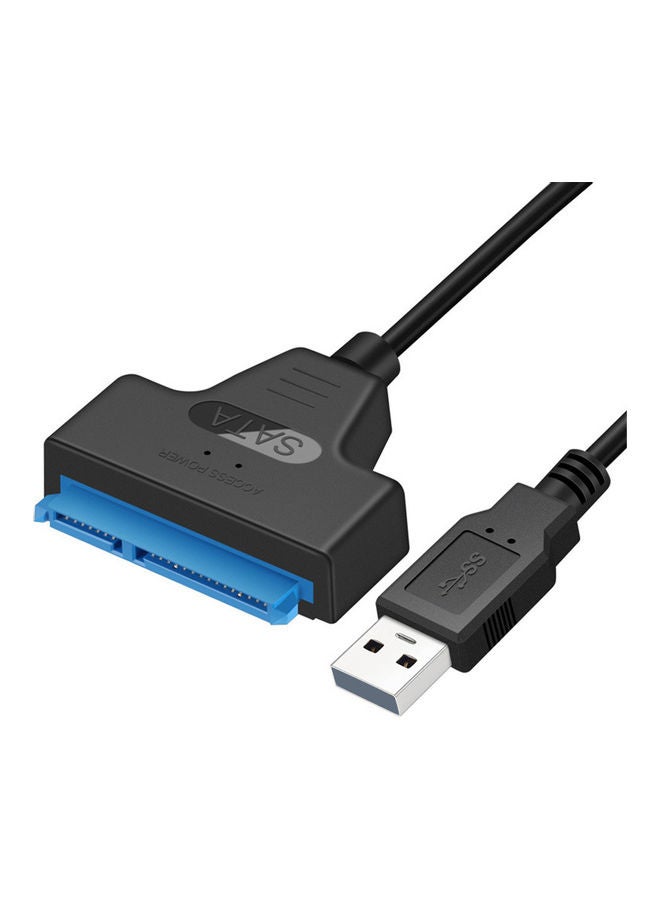 Type-C/USB 2.0 To SATA Cable Adapter Black  - Image 2