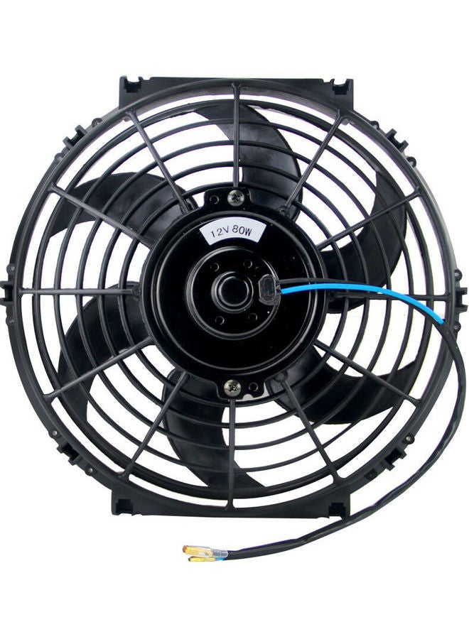 Universal Kit Slim Push Pull Electric Radiator Cooling Fan 10-Inch - Image 2