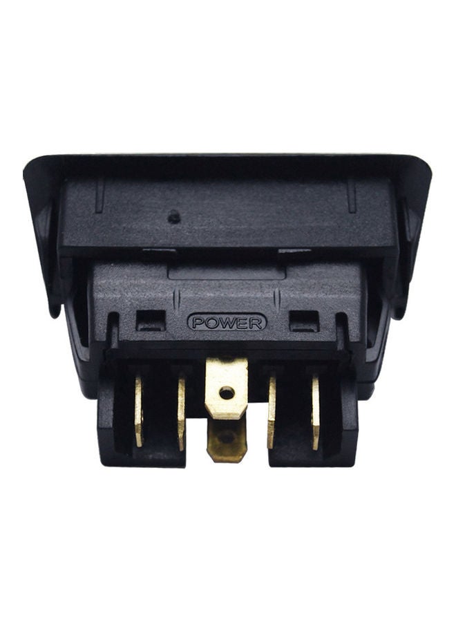 Generic Green LED Light Car Electric Power Window Button Switch  - Image 2