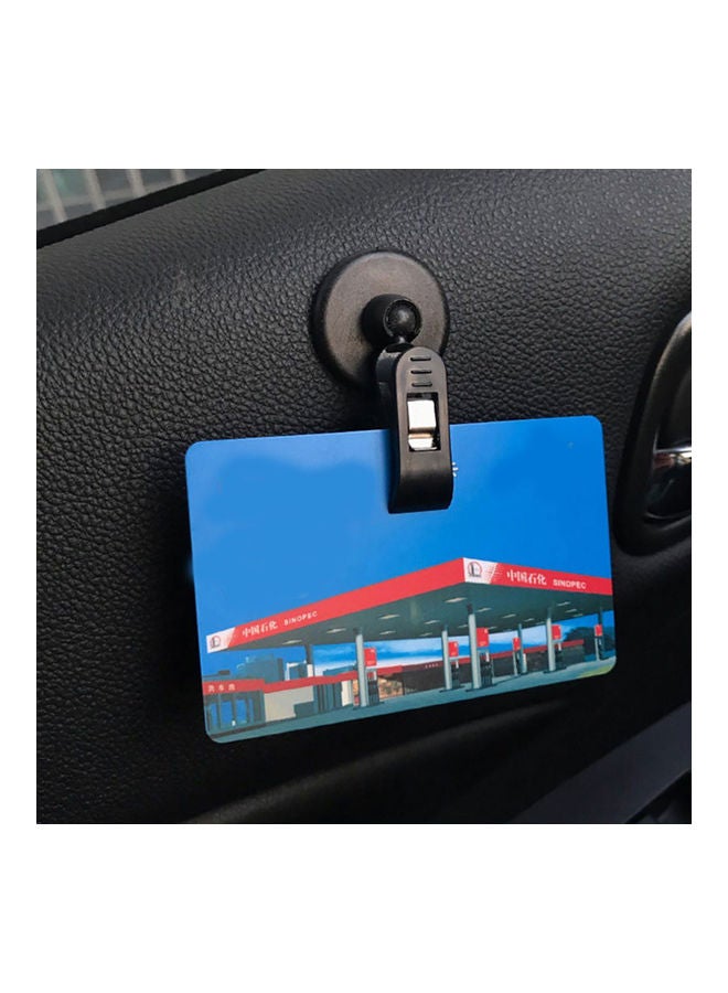 Generic 1 Pair Car Interior Window Curtain Clip Suction Cup Towel Ticket Holder Clamp  - Image 3