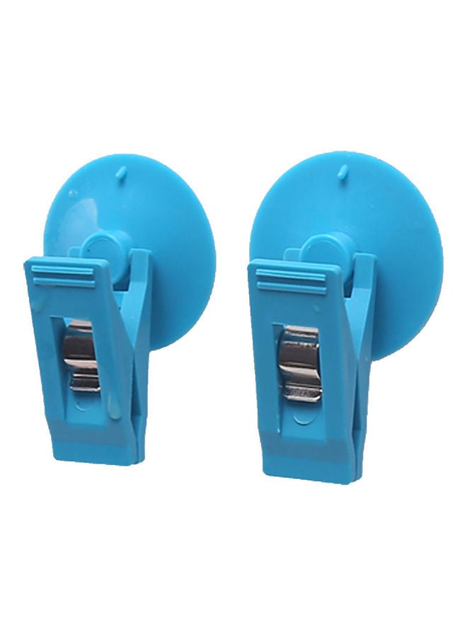 Generic 1 Pair Car Interior Window Curtain Clip Suction Cup Towel Ticket Holder Clamp  - Image 1