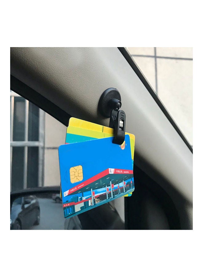 Generic 1 Pair Car Interior Window Curtain Clip Suction Cup Towel Ticket Holder Clamp  - Image 5